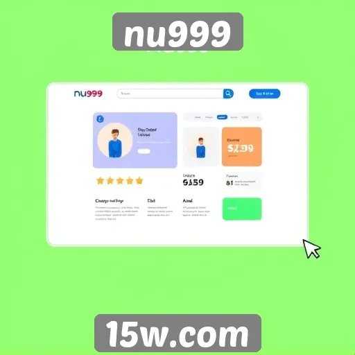 Análise da interface do usuário do site nu999